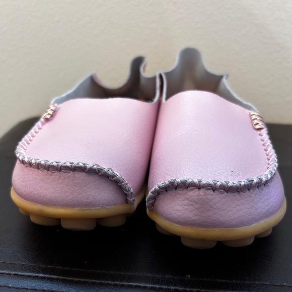VenusCelia Women's Natural Comfort Walking Flat Loafer in Light Pink, Size 7 - Picture 13 of 14